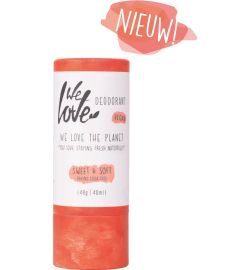 We Love We Love 100% Natural deodorant stick sweet & soft (48g)