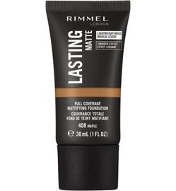 Rimmel Rimmel Lasting Finish Matte Liquid Foundation 408 Maple (1st)