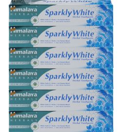 Himalaya Himalaya Sparkly White Kruidentandpasta 6-pack (6x 75ml)