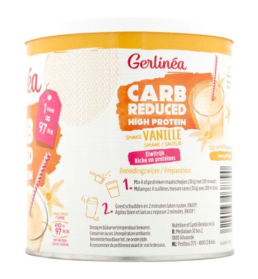Gerlinéa Carb Reduced Protein Shake Vanille (240gr) 240gr