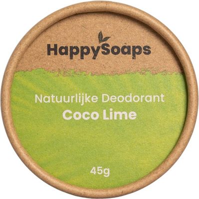 Happysoaps Deodorant kokos en limoen (45g) 45g