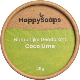 HappySoaps Happysoaps Deodorant kokos en limoen (45g)