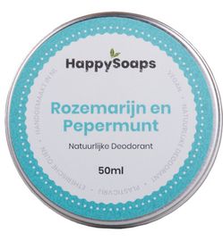 Happysoaps Happysoaps Deodorant rozemarijn pepermunt (50g)