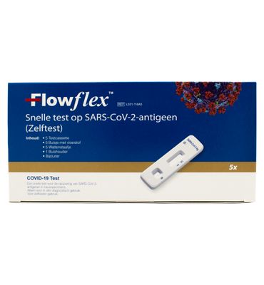 Acon FlowFlex Corona Zelftest SARS-CoV-2 Antigen Rapid Test 5-pac (1x 5st) 1x 5st