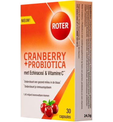 Roter Cranberry & probiotica (30ca) 30ca