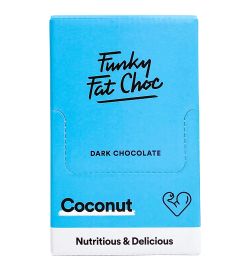 Funky Fat Chocolate Funky Fat Chocolate Coconut (10x50gr)