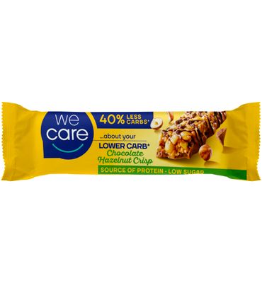 WeCare Lower carb reep chocolate hazelnut crisp (37 gr) 37 gr