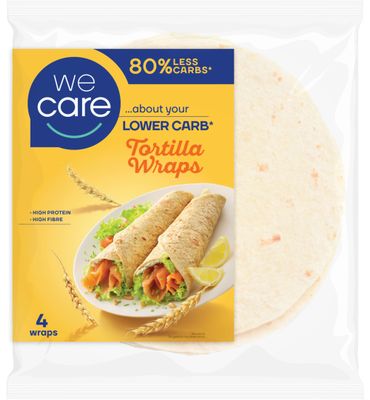 WeCare Lower carb tortilla wraps (160gr) 160gr
