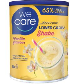 WeCare WeCare Lower carb shake vanilla (240 gr)