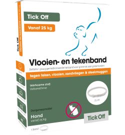 Tick Off Tick Off Tekenband grote tot extra grote hond 75cm (1st)