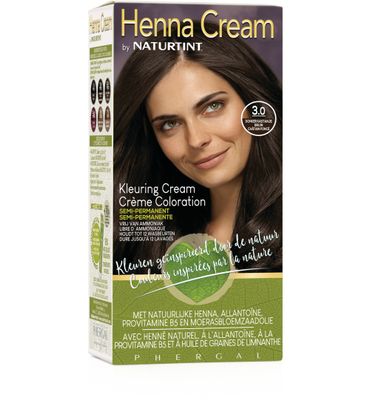 Naturtint Henna cream 3.0 dronker kastanje bruin (110ml) 110ml