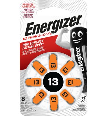 Energizer EZ13 Zinc Air TFT PS TL8 gehoorapparaat batterijen (8st) 8st