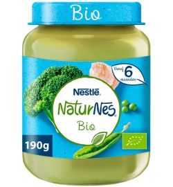 Nestlé Nestlé NaturNes Biologisch Broccoli-Doperwten-Kalkoen 6+ mnd (190gr)