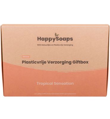 Happysoaps Plasticvrije Verzorging Giftbox - Tropical Sensation Medium (230g) 230g