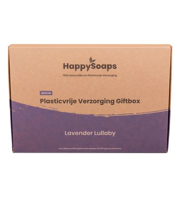 Happysoaps Plasticvrije Verzorging Giftbox - Lavender Lullaby Medium (230g) 230g