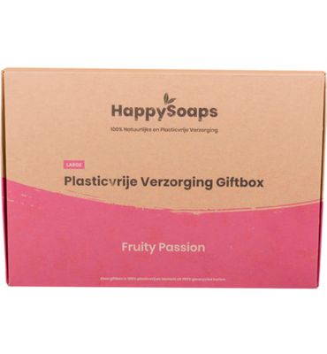 Happysoaps Plasticvrije Verzorging Giftbox - Fruity Passion Large (360g) 360g
