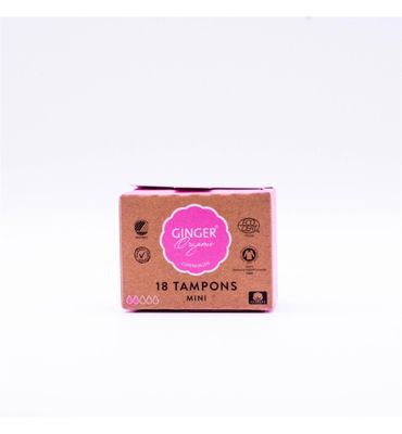 Ginger Organic Tampon mini (18st) 18st