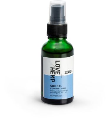 Love Hemp 1200mg 4% CBD Oil Spray   30ml Peppermint (30ml) 30ml