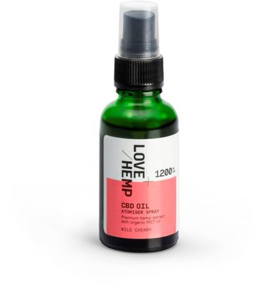 Love Hemp 1200mg 4% CBD Oil Spray   30ml Wild Cherry (30ml) 30ml