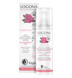 Logona Logona Moisture lift vochtinbrengend serum damascusroos (30ml)
