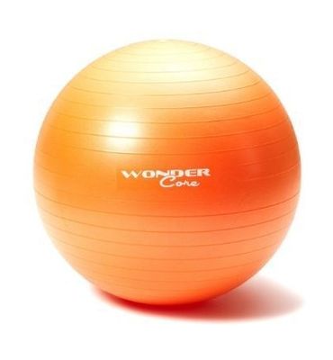 Wonder Core Anti-Burst Gym Ball - 65 cm - Orange (1st) 1st