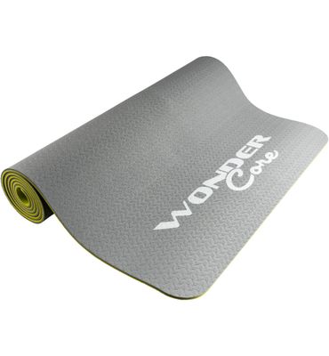 Wonder Core TPE Yoga Mat 0,6 cm - Grey/Green (1st) 1st