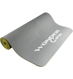 Wonder Core Wonder Core TPE Yoga Mat 0,6 cm - Grey/Green (1st)