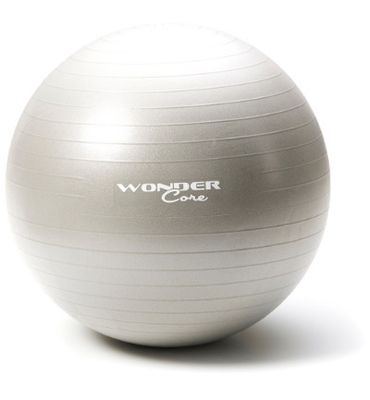 Wonder Core Anti-Burst Gym Ball - 75 cm - Grey (1st) 1st