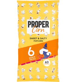 Proper Jetje Proper Jetje Popcorn Multipack Sweet & Salty (6x14gr)