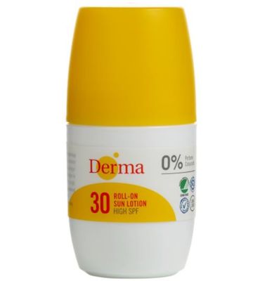 Derma Sun zonnebrand roll-on SPF30 50ml (50ml) 50ml