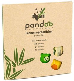 Pandoo Pandoo bee wraps startersset 3 pcs. (3st)