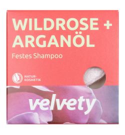 Velvety Velvety shampoo bar wildrose + argan oil 60 gr (60gr)