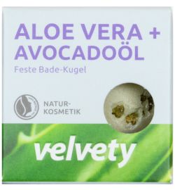Velvety Velvety body bath ball aloe vera + avocado oil 50 gr (50gr)
