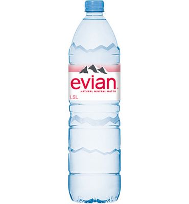 Evian 100% recycle PET fles (1,5ltr) 1,5ltr