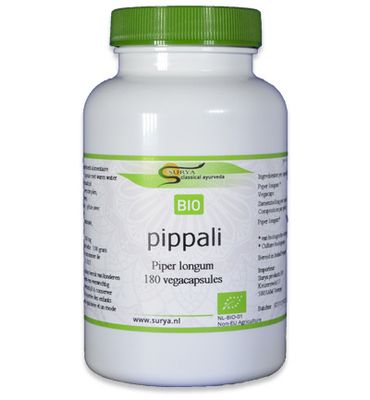 Surya Bio Pippali (Piper longum) (180caps) 180caps
