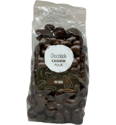 Mijnnatuurwinkel Chocolade cashew noten puur (400g) 400g