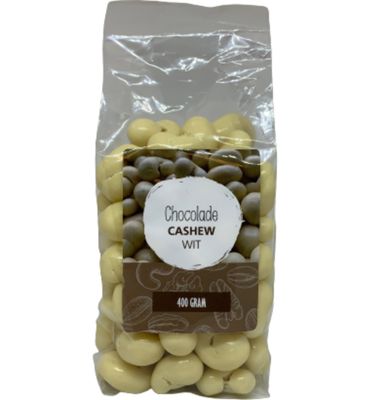 Mijnnatuurwinkel Chocolade cashew noten wit (400g) 400g