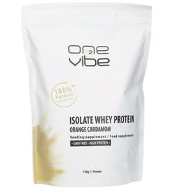 One2vibe One2vibe Isolate whey protein powder Orange cardamom (750gr)