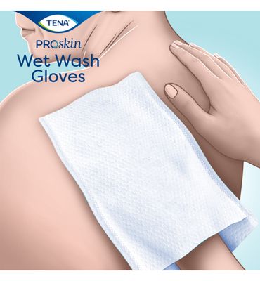 Tena Wet Wash Glove Mildly scented 8 (8st) 8st