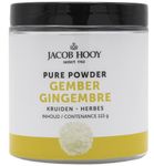 Jacob Hooy Pure Powder Gember (115 gram) 115 gram thumb