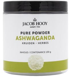 Jacob Hooy Jacob Hooy Pure Powder Ashwaganda (90 gram)