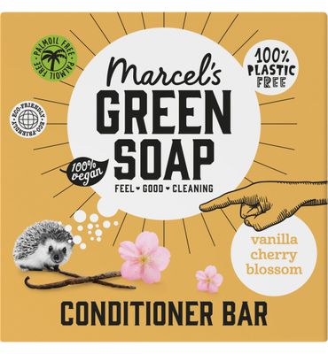 Marcel's Green Soap Conditioner Bar Vanille & Cherry Blossom (60 gr) 60 gr