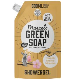 Marcel's Green Soap Marcel's Green Soap Shower Gel Vanille & Cherry Blossom navul (500 ml)
