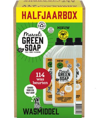 Marcel's Green Soap Halfjaar verpakking wasmiddel (6L) 6L