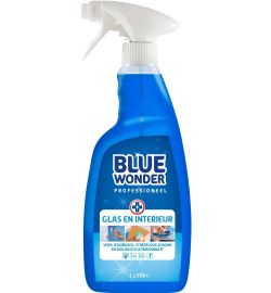 Blue Wonder Blue Wonder Professioneel Glas en Interieur-reiniger Spray (1000ml)