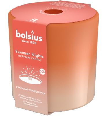 Bolsius Summer Nights glas 120/126 Ivoor (1st) 1st