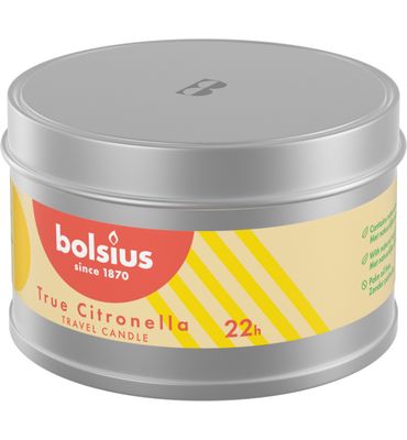 Bolsius True Citronella Metalen tin 49/87 (1st) 1st