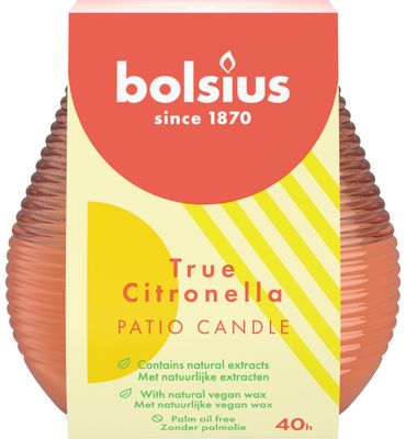 Bolsius True Citronella Patiolight 94/91 Earth (1st) 1st