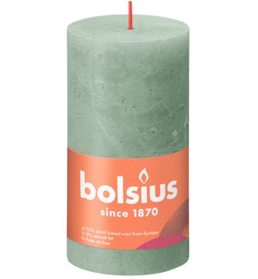 Bolsius Shine rustiekkaars 130/68 Jade Green (1st) 1st
