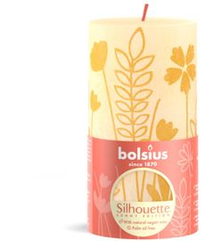 Bolsius Bolsius Silhouette rustiekkaars 130/68 Butter Yellow (1st)